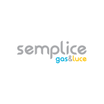 logo Semplice gas e luce cuadrado